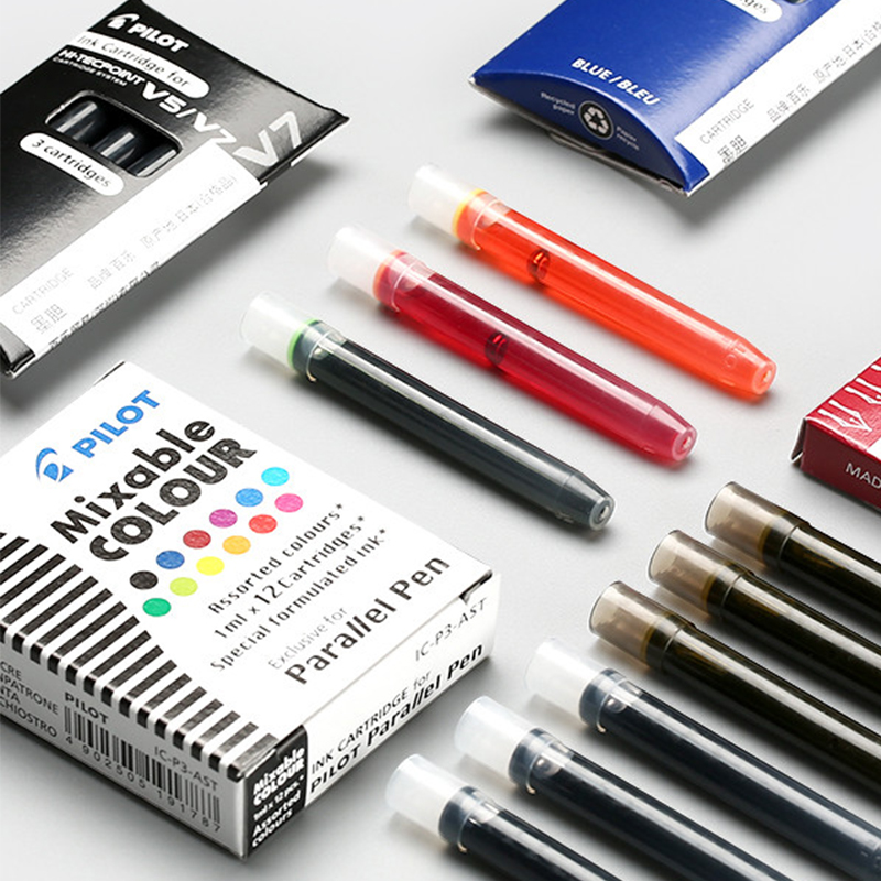 الطيار IC-50 خرطوشة الحبر المت - مراجعة Pilot Pen V5 وسعره