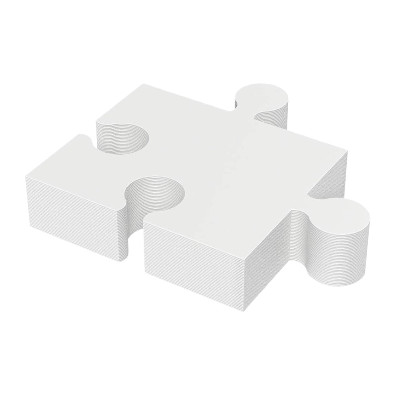 30 قطعة من قطع الألغاز الفارغة - مراجعة Puzzle Blank White وسعره